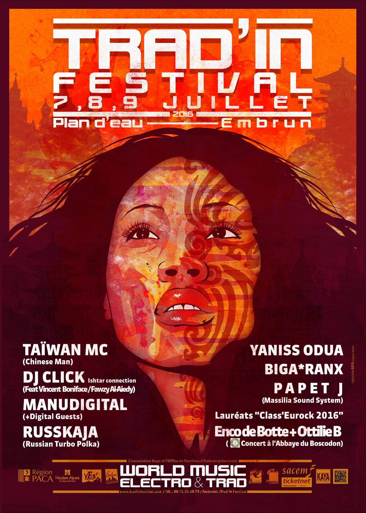 Festival Trad’in 7, 8 et 9 juillet 2016