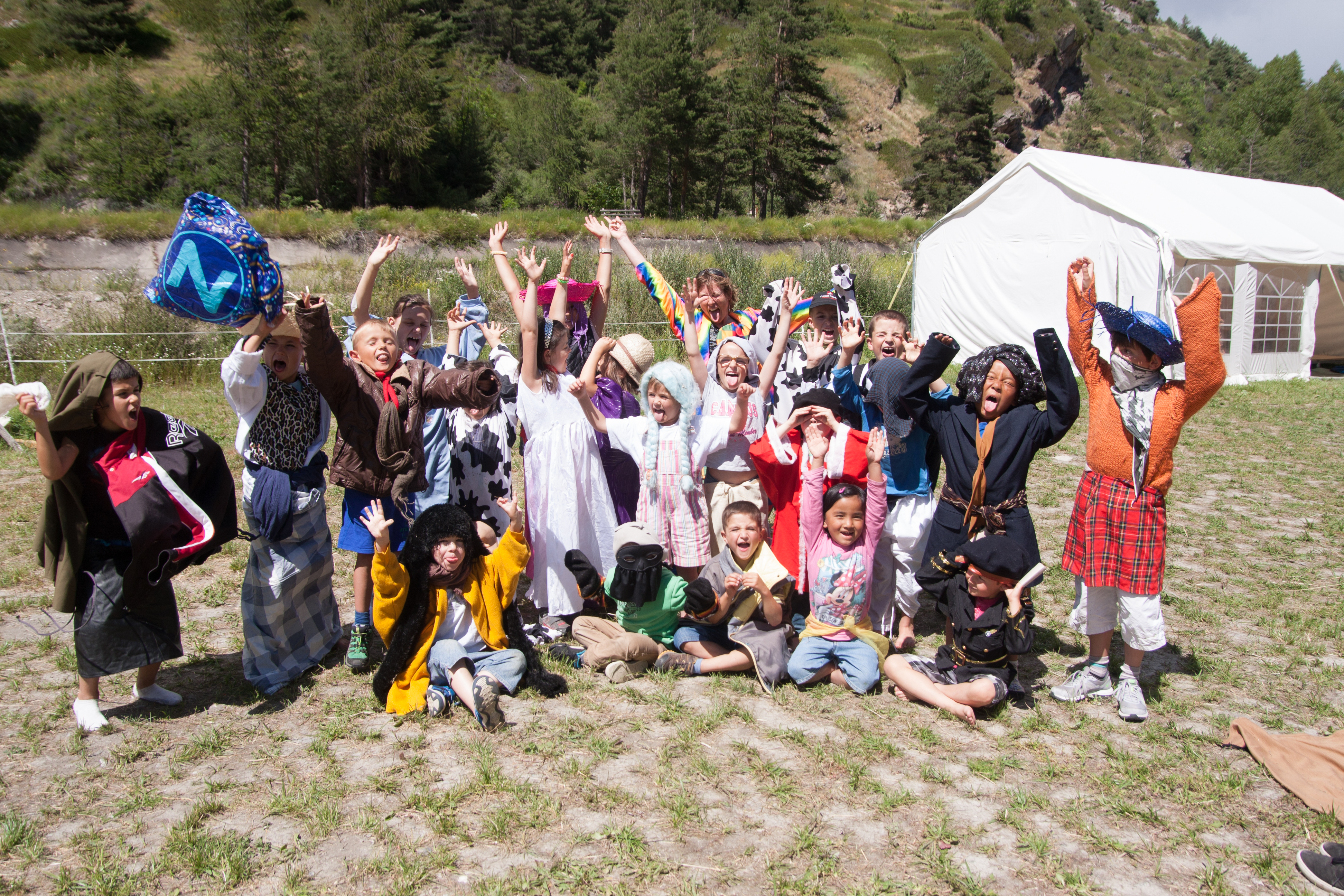 La ferme en folie aux tipis