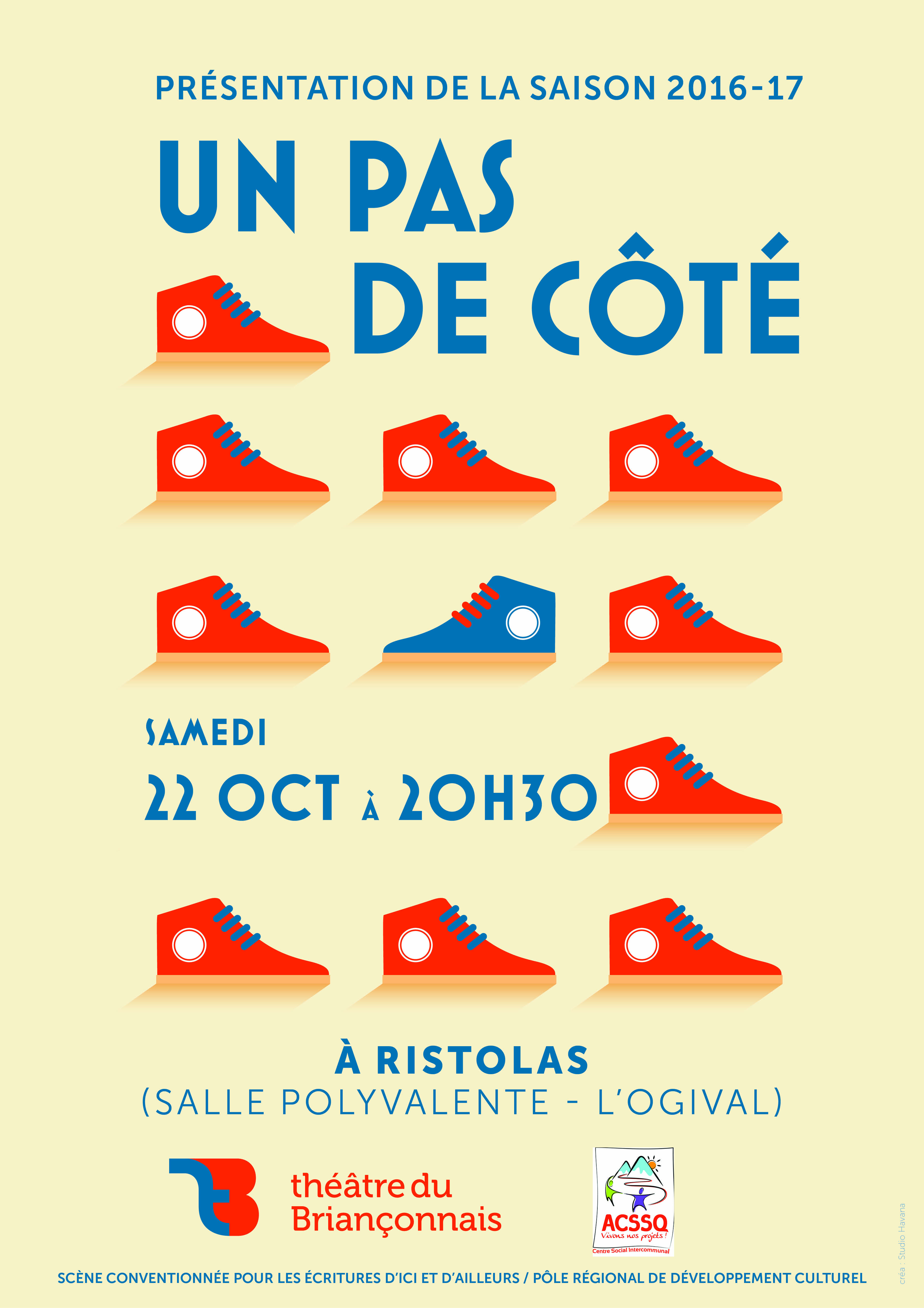 Présentation de la saison 2016 2017 du théâtre du Briançonnais 20h30, avant la soirée jazz