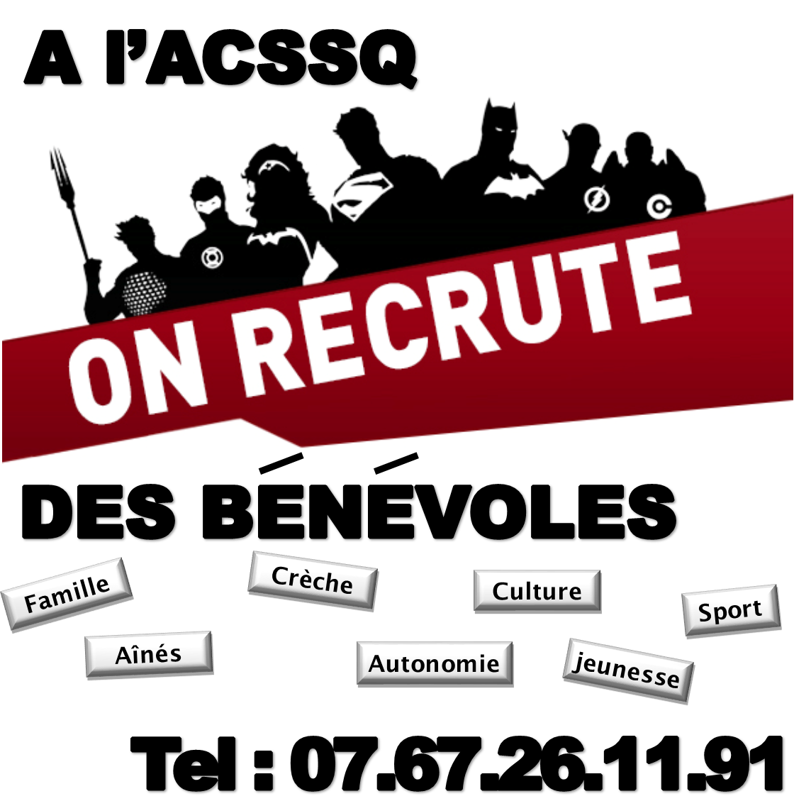 Si tu souhaites participer à nos actions :