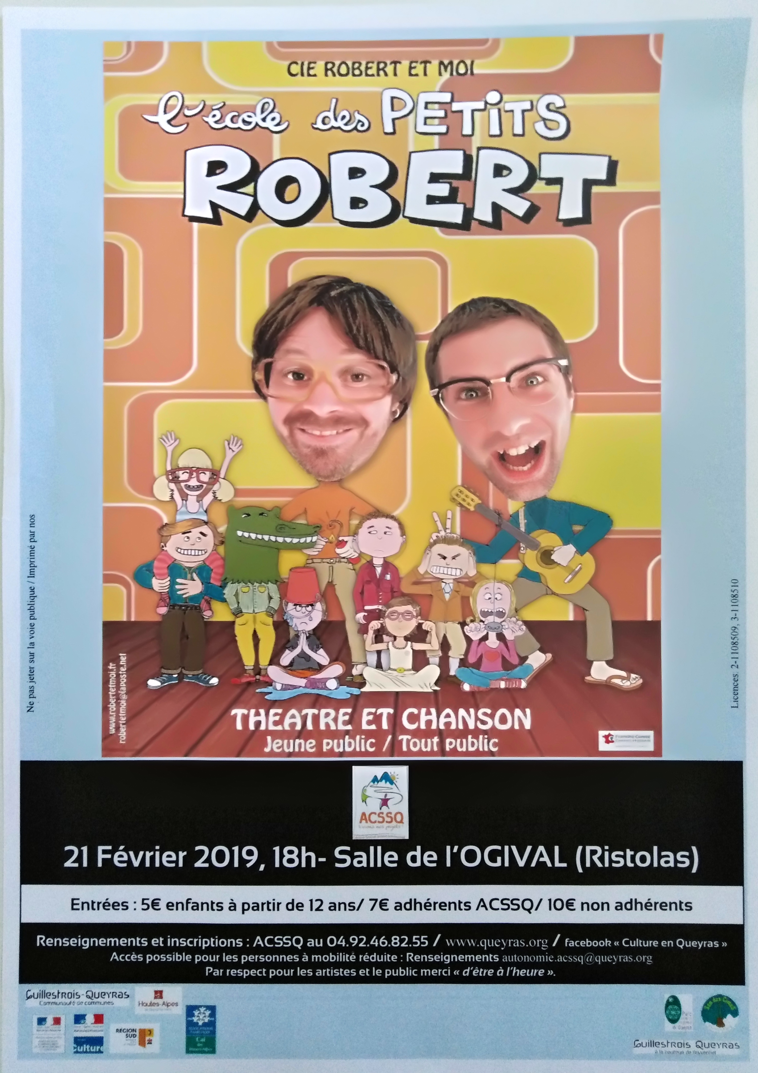 Tous dans le bus scolaire, en route pour l’école des petits Robert !