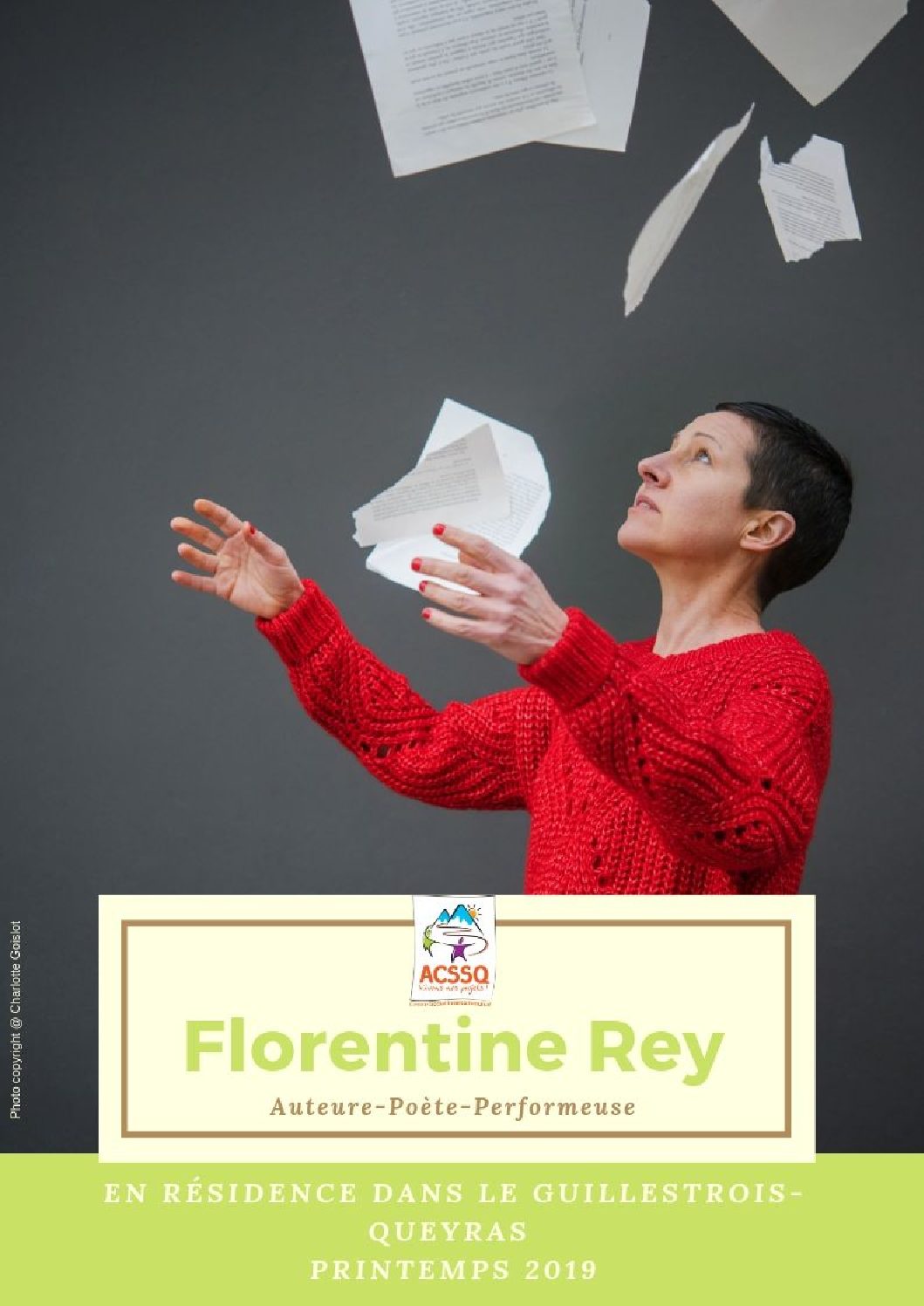 Retour de Résidence dans les Hautes-Alpes. Re-Bienvenue à Florentine Rey!