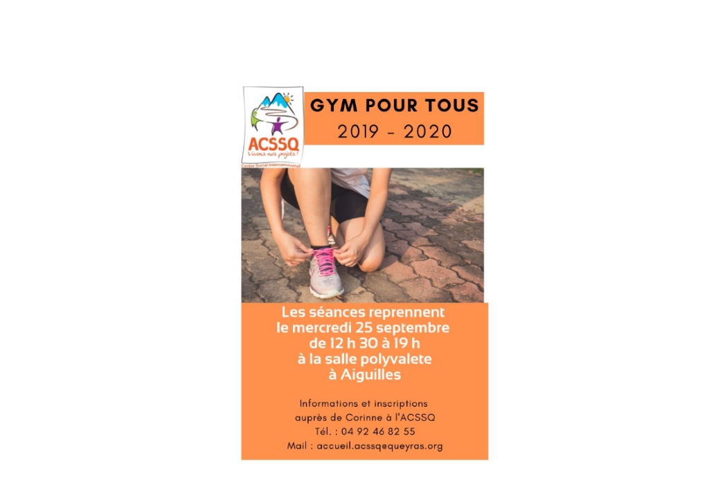 Gym pour tous 2019 2020
