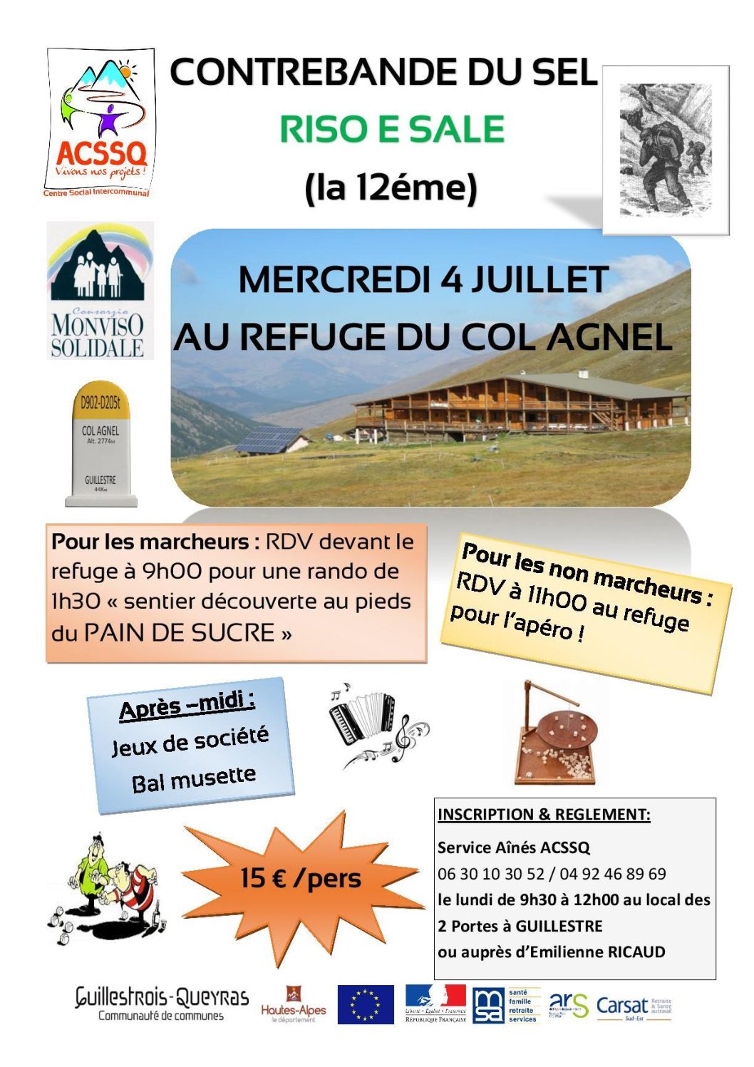 Contrebande du Sel – Mercredi 4 juillet 2018
