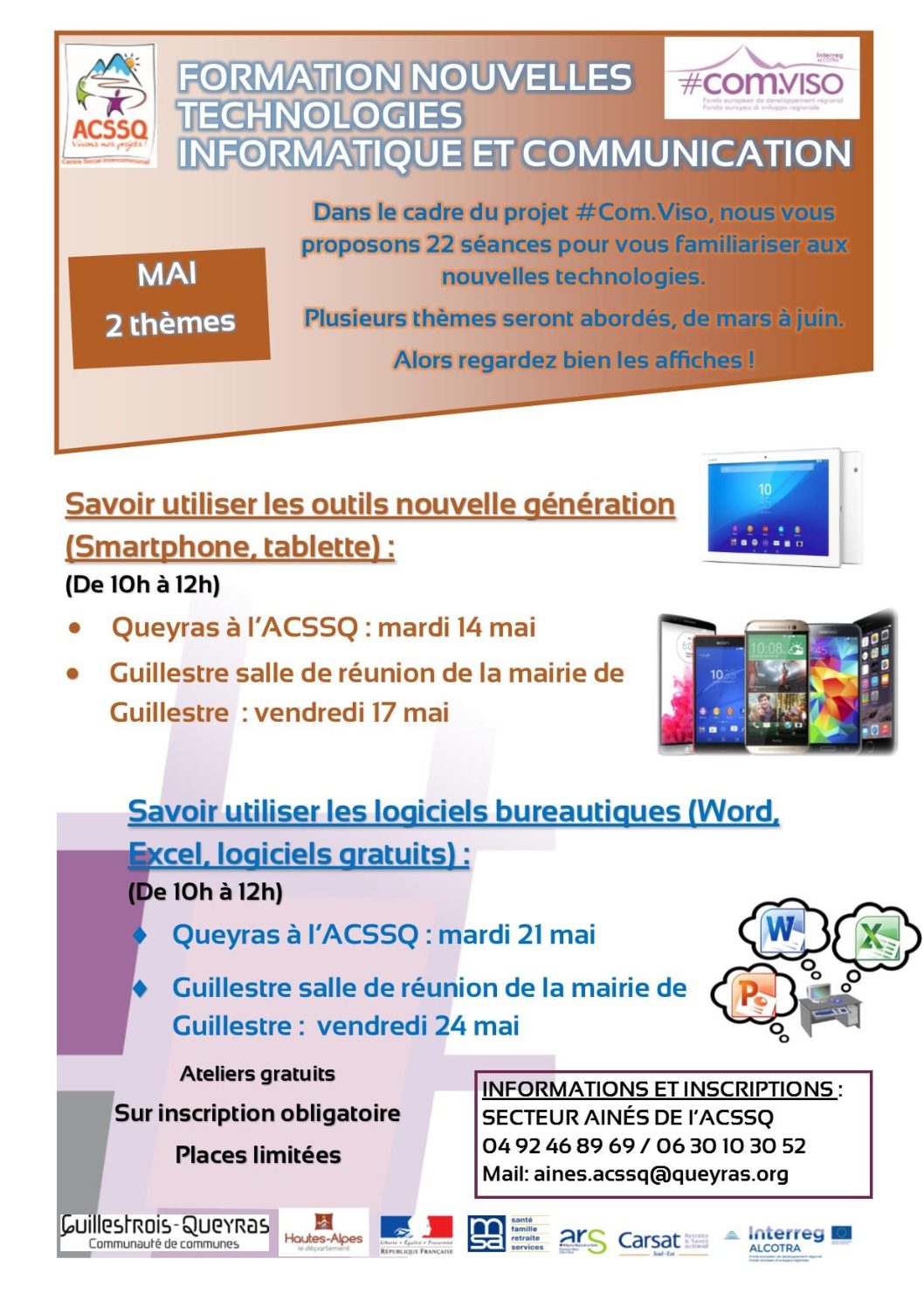 Formation nouvelles technologies MAI 2019 – Queyras et Guillestrois