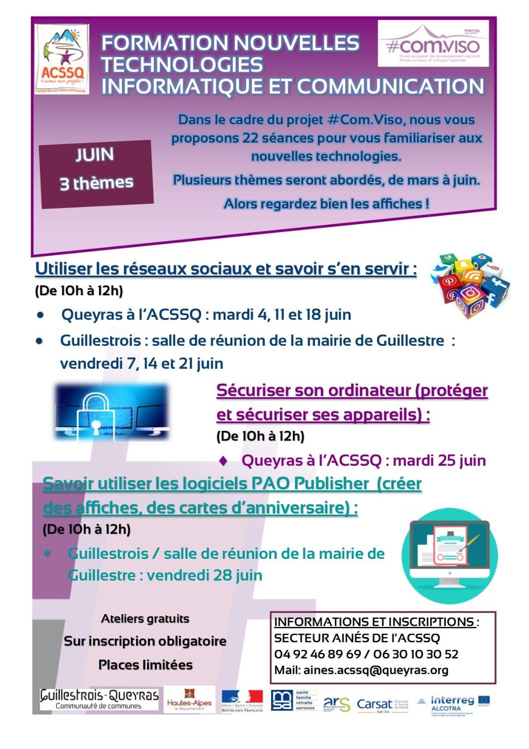 Formation nouvelles technologies JUIN 2019 – Queyras et Guillestrois