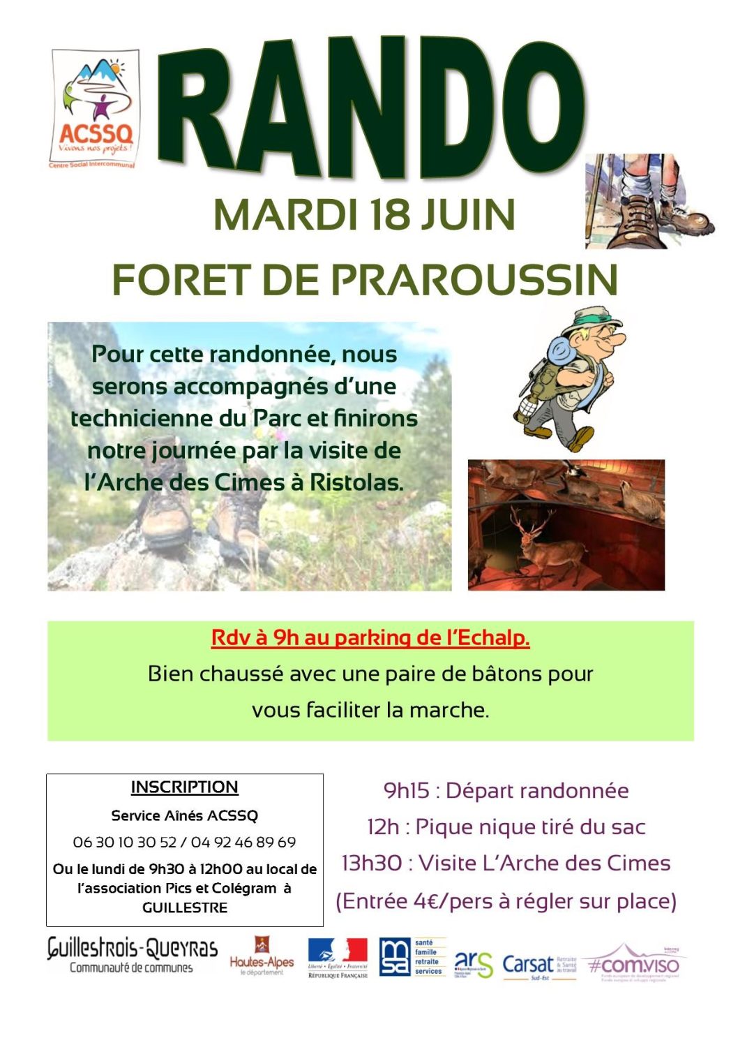 Rando forêt de Praroussin – Mardi 18 juin 2019