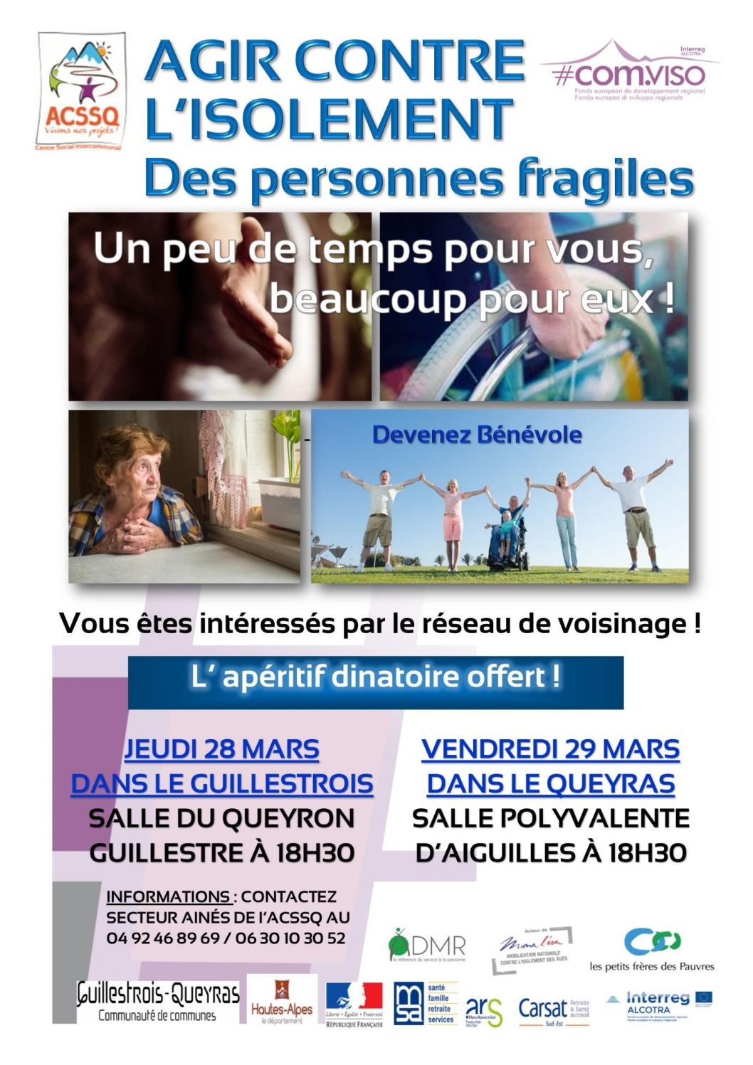 Rencontres réseau de voisinage solidaire – les jeudi 28 et vendredi 29 mars 2019