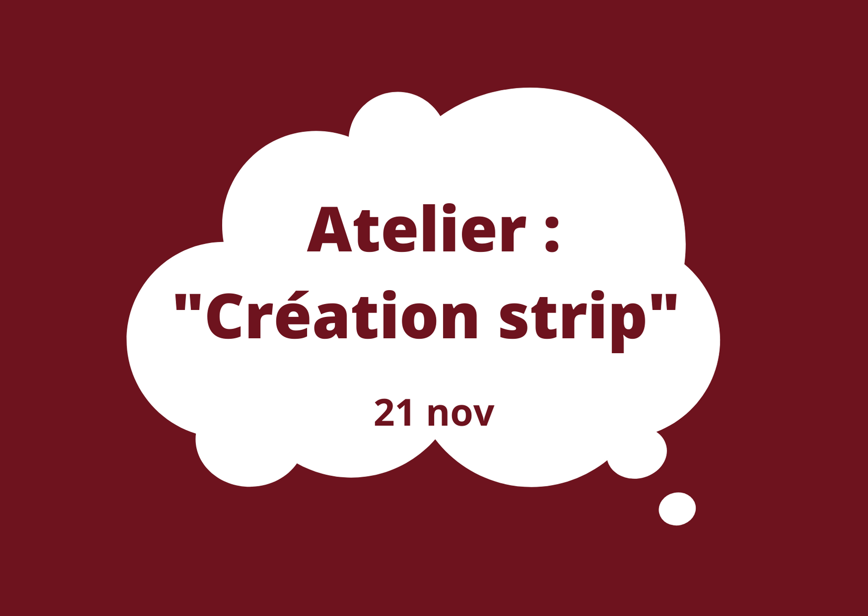 Atelier « Création strip »