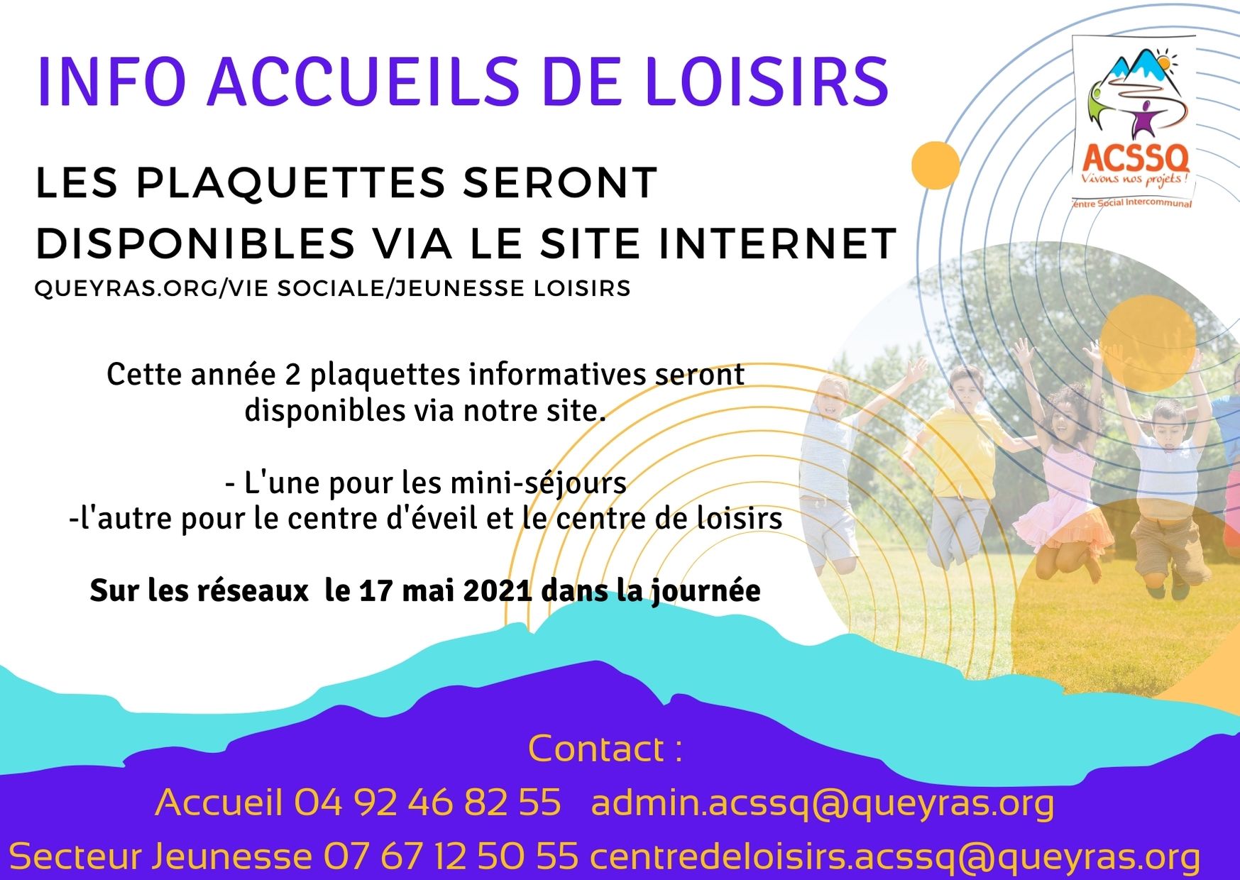 Les plaquettes seront bientôt prêtes!!!