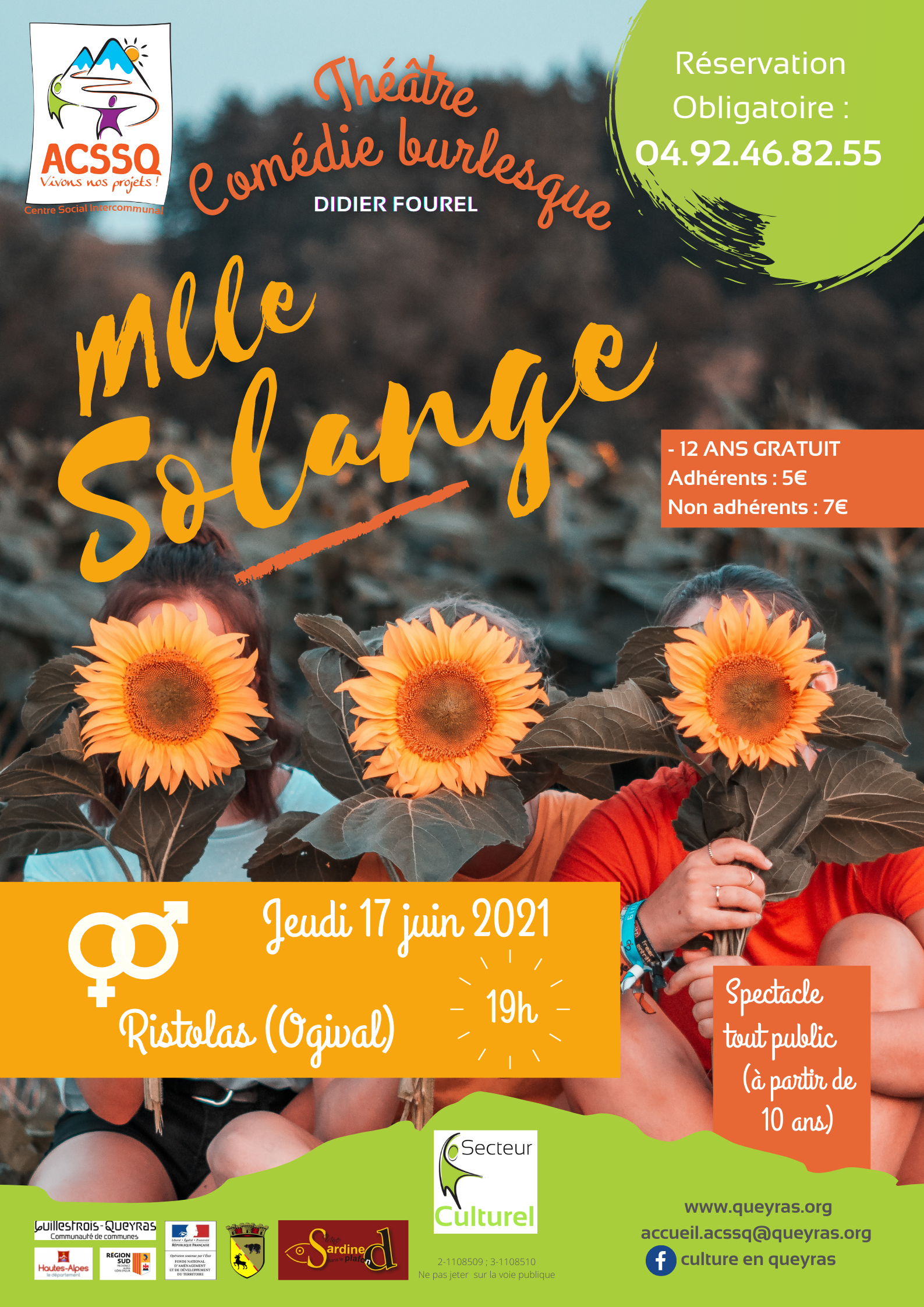 « Mlle Solange » – Théâtre – Comédie Burlesque