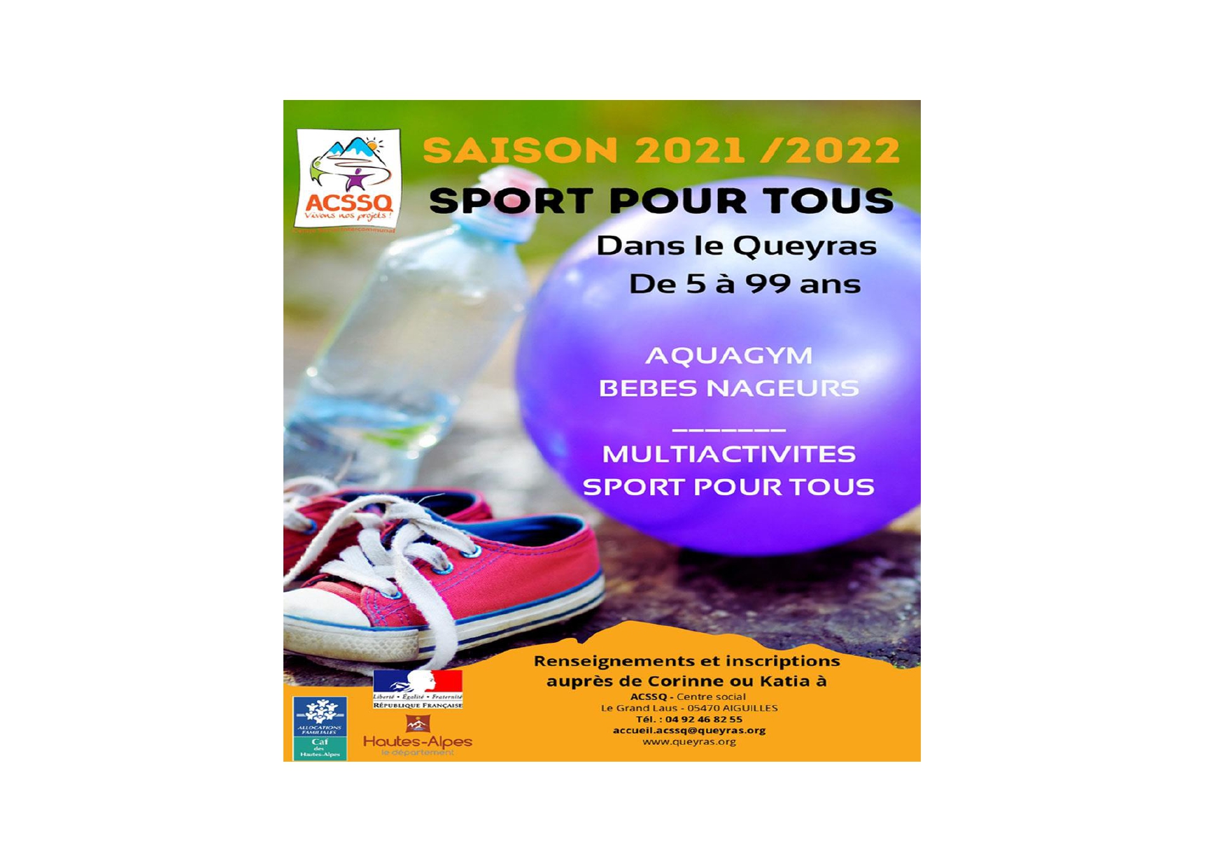 Sport pour tous et activités aquatiques 2021 2022