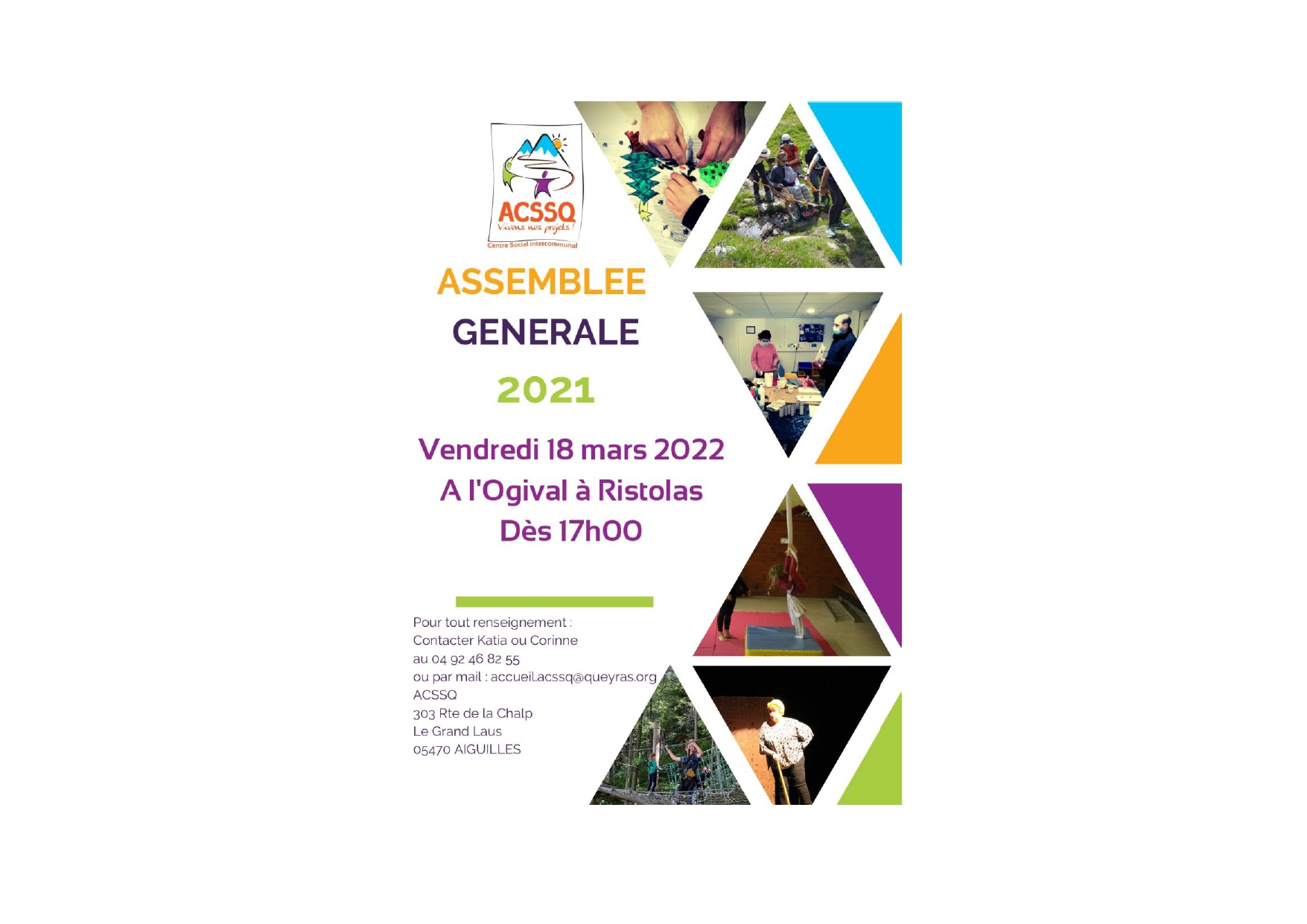 Assemblée générale 2021 le 18 mars 2022