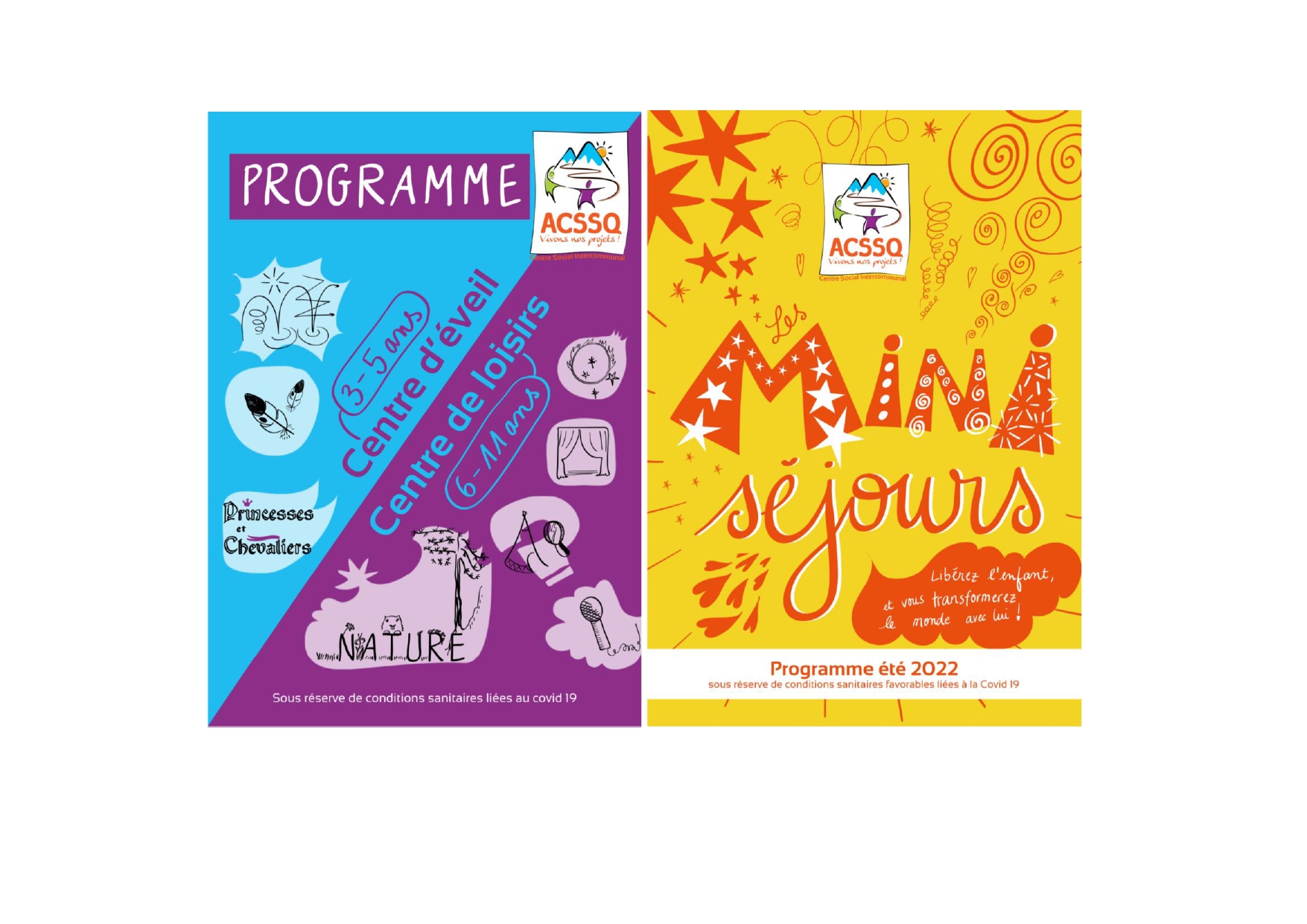 Programmes Centre d’éveil/ALSH et Mini Séjours 2022