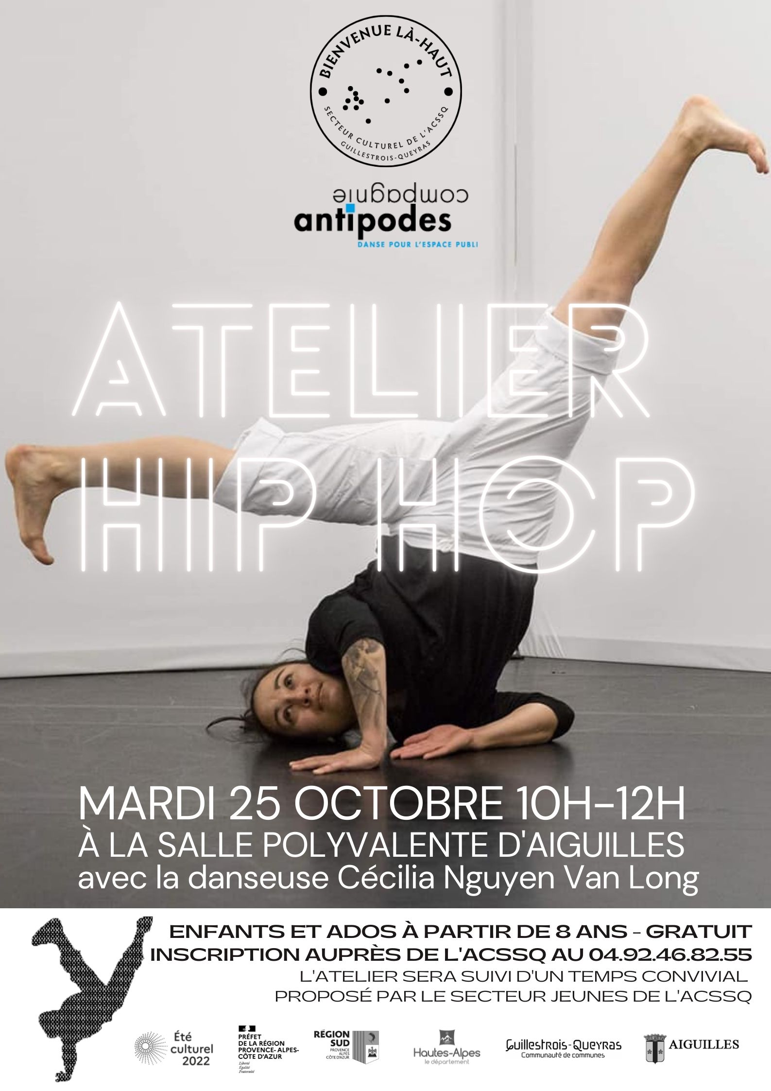 Atelier hip-hop avec la danseuse Cécilia Nguyen Van Long