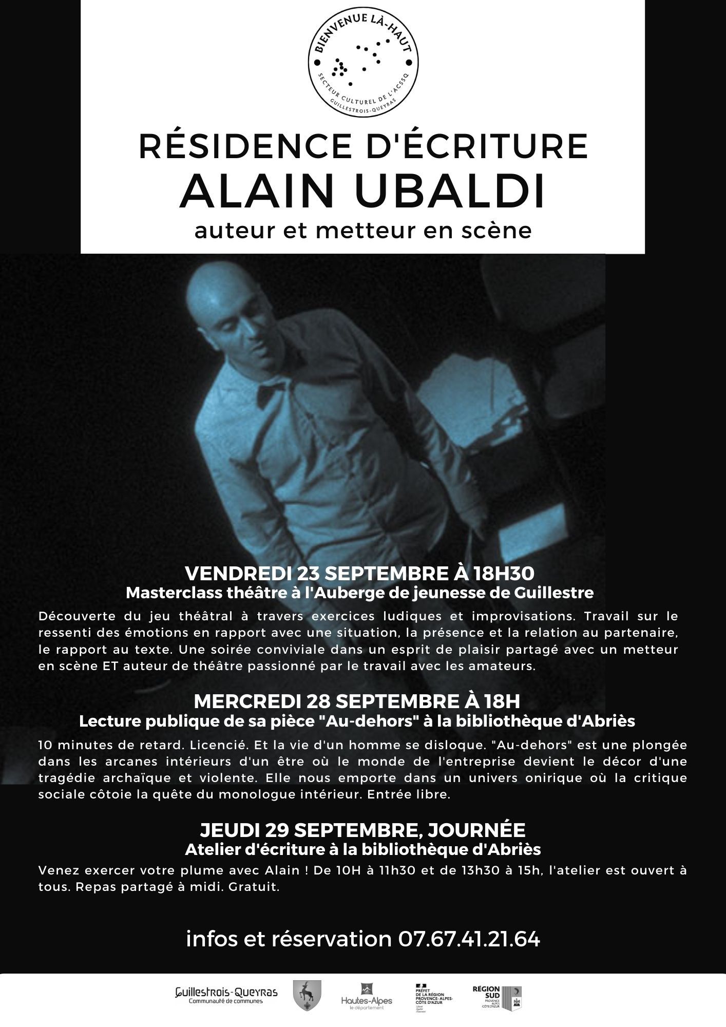Résidence d’écriture – Alain Ubaldi, cie KIT