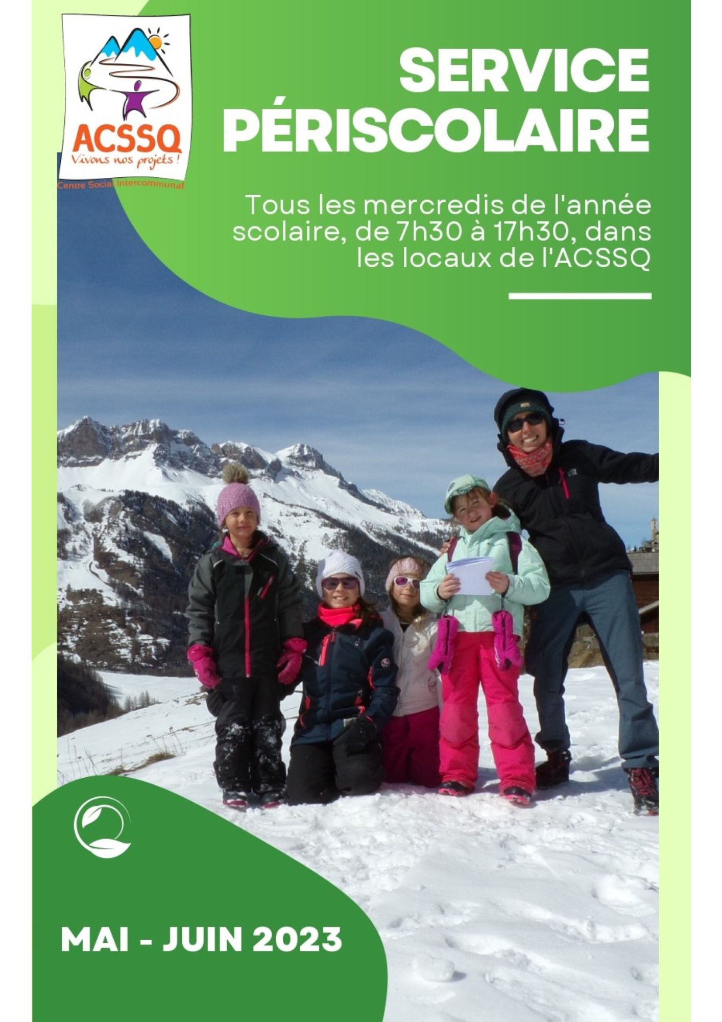 Le périscolaire du mercredi, 3ème période