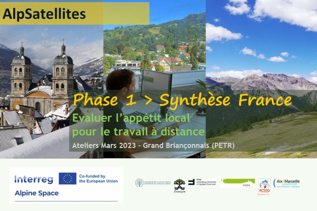 Phase 1 Synthèse AlpSatellites