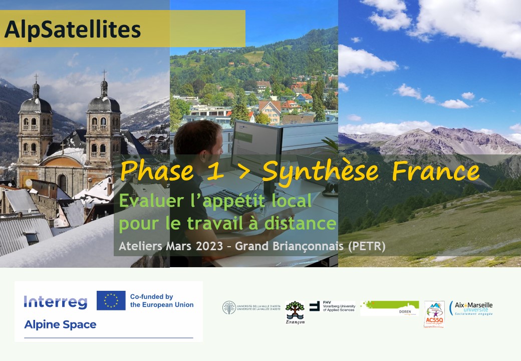 Synthèse Phase 1 / Évaluer l’appétit local pour le travail à distance