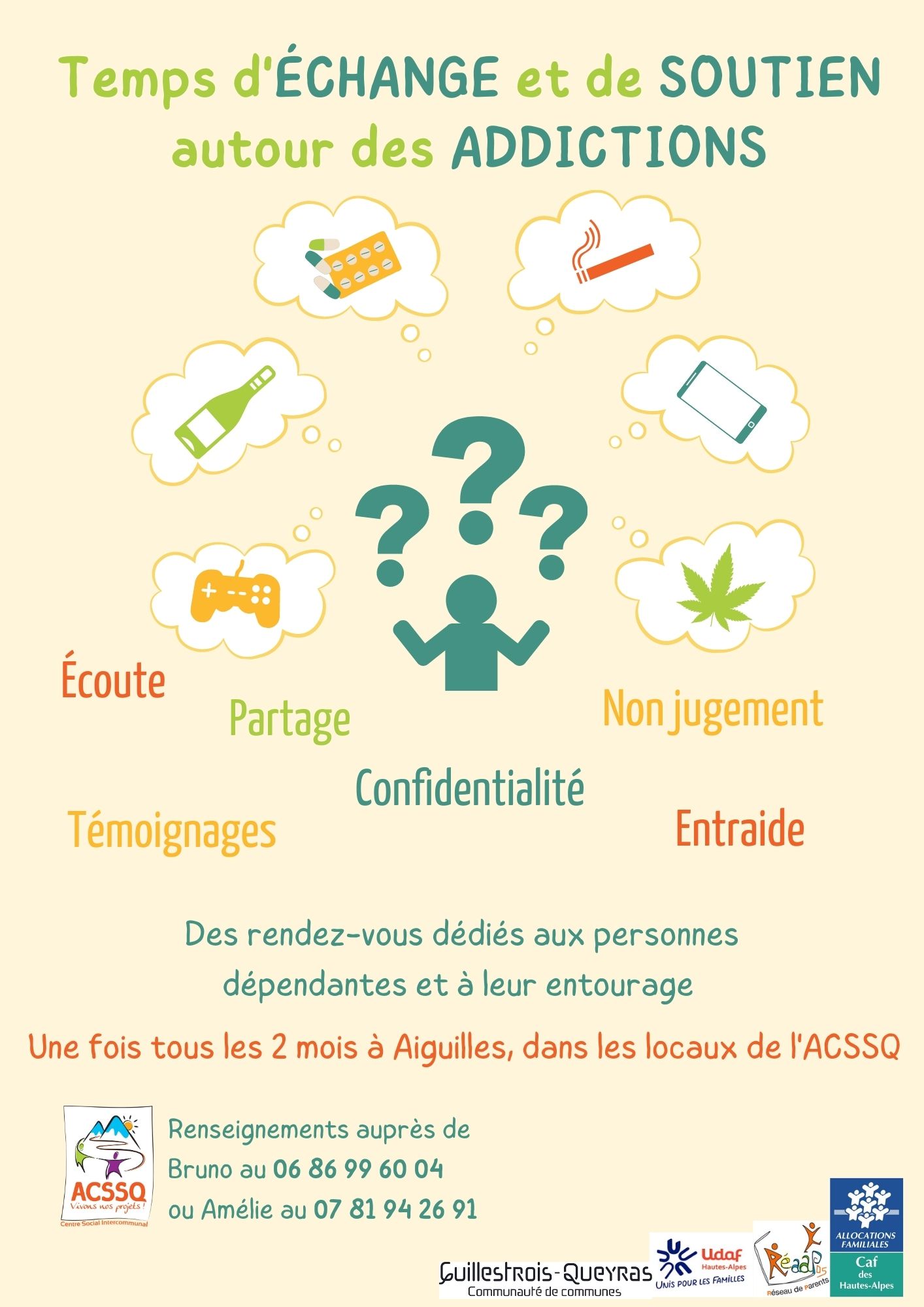 Addic’action – Les prochaines rencontres