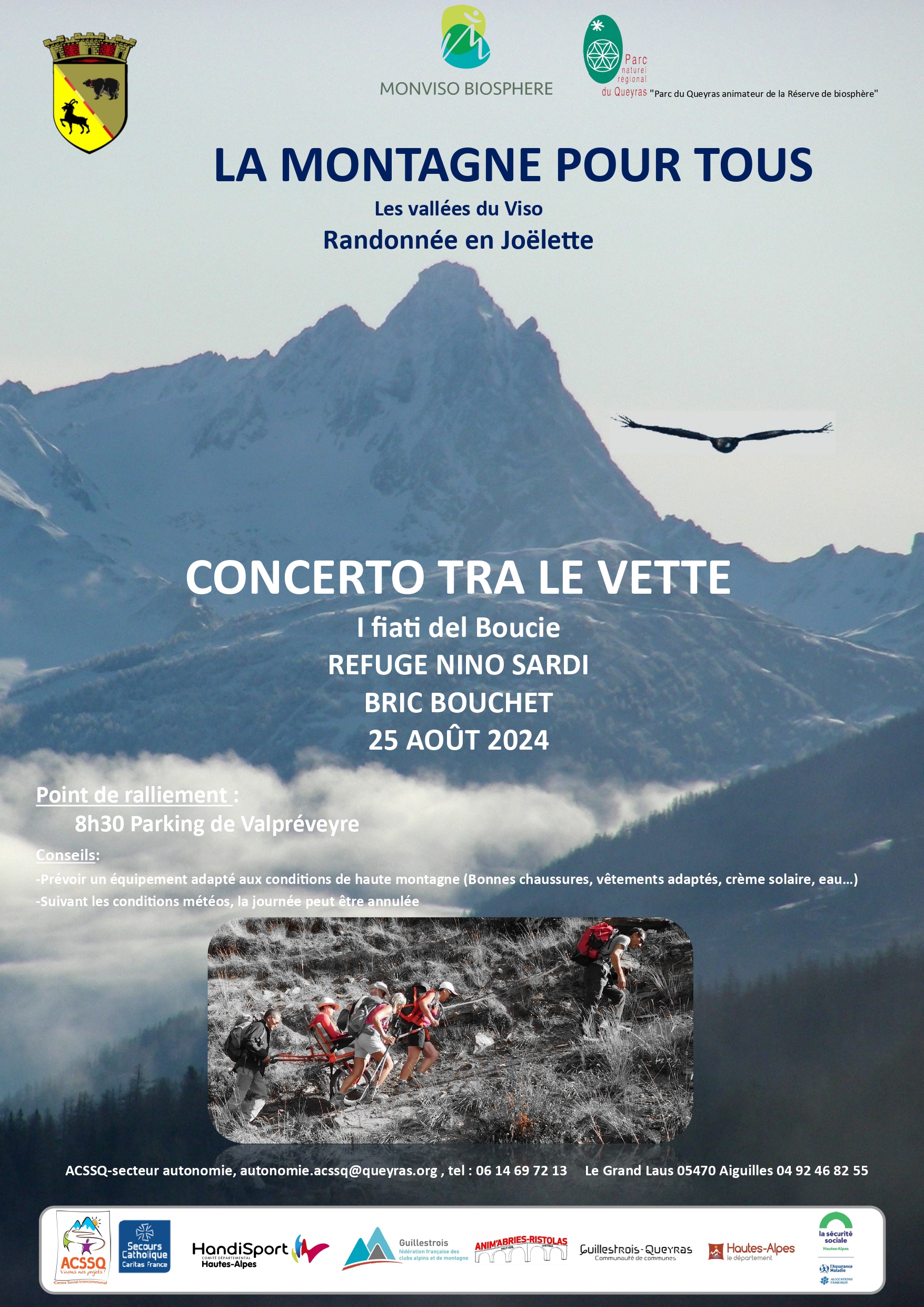 Concerto Tra Le Vette en joëlette !