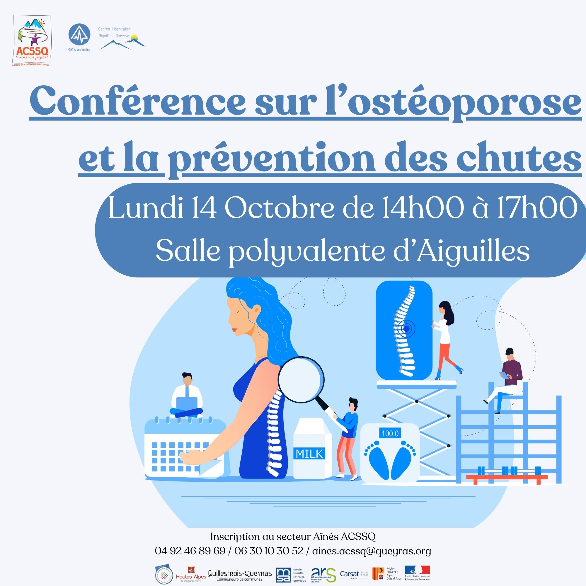 CONFERENCE OSTEOPOROSE ET PREVENTION DES CHUTES