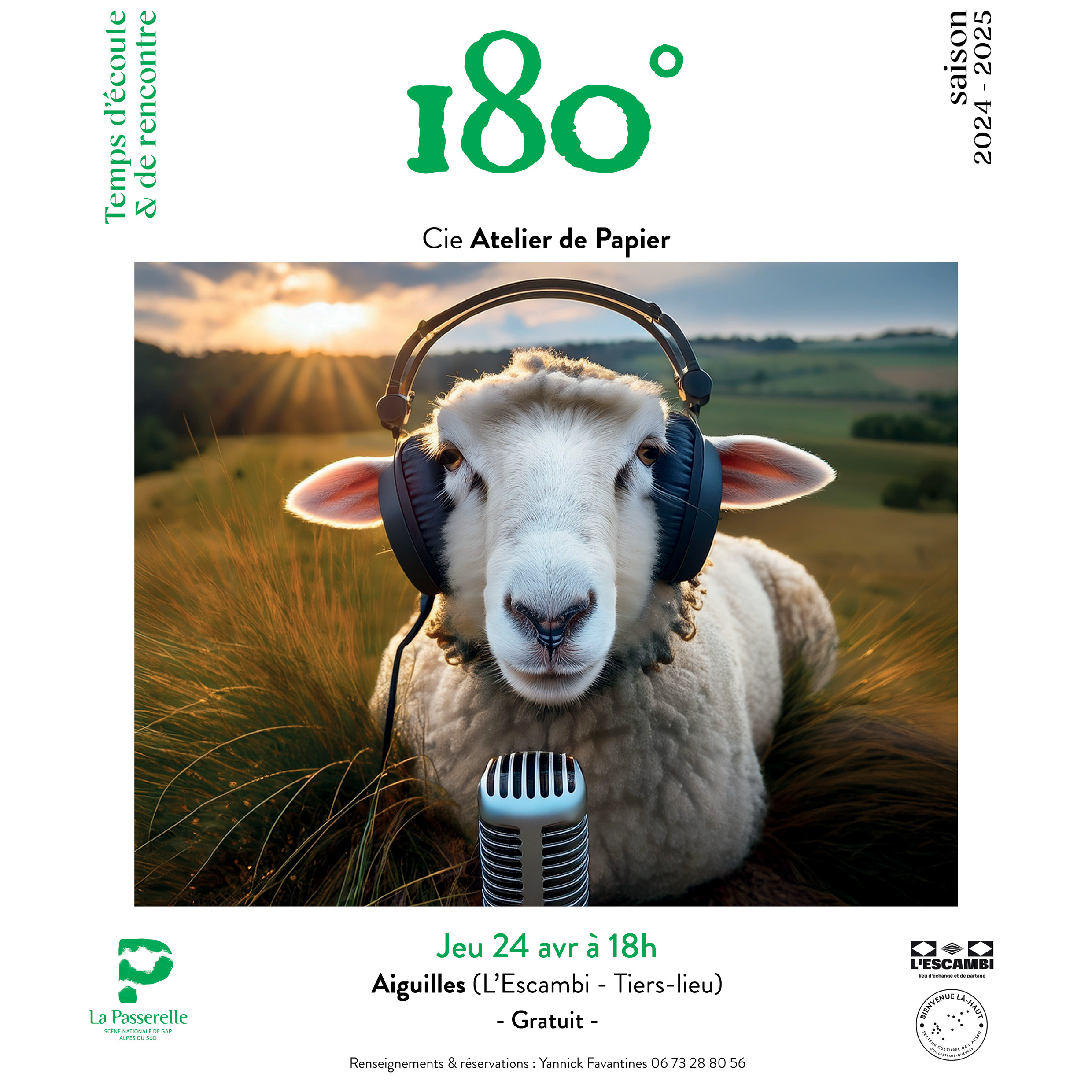 Temps de rencontre et d’écoute sonore – Projet 180°