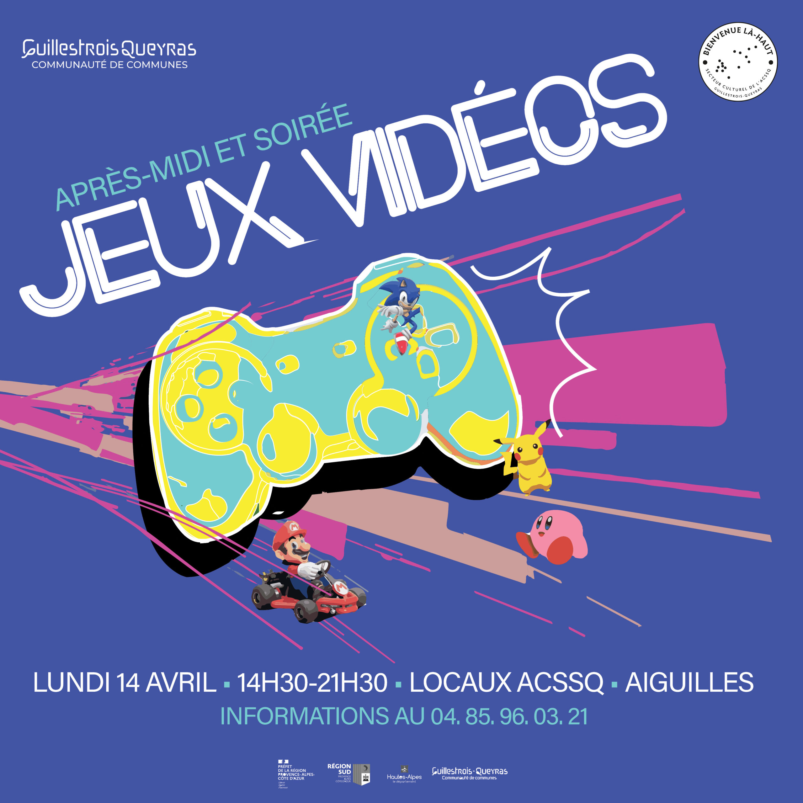 Après-midi/soirée jeux vidéos