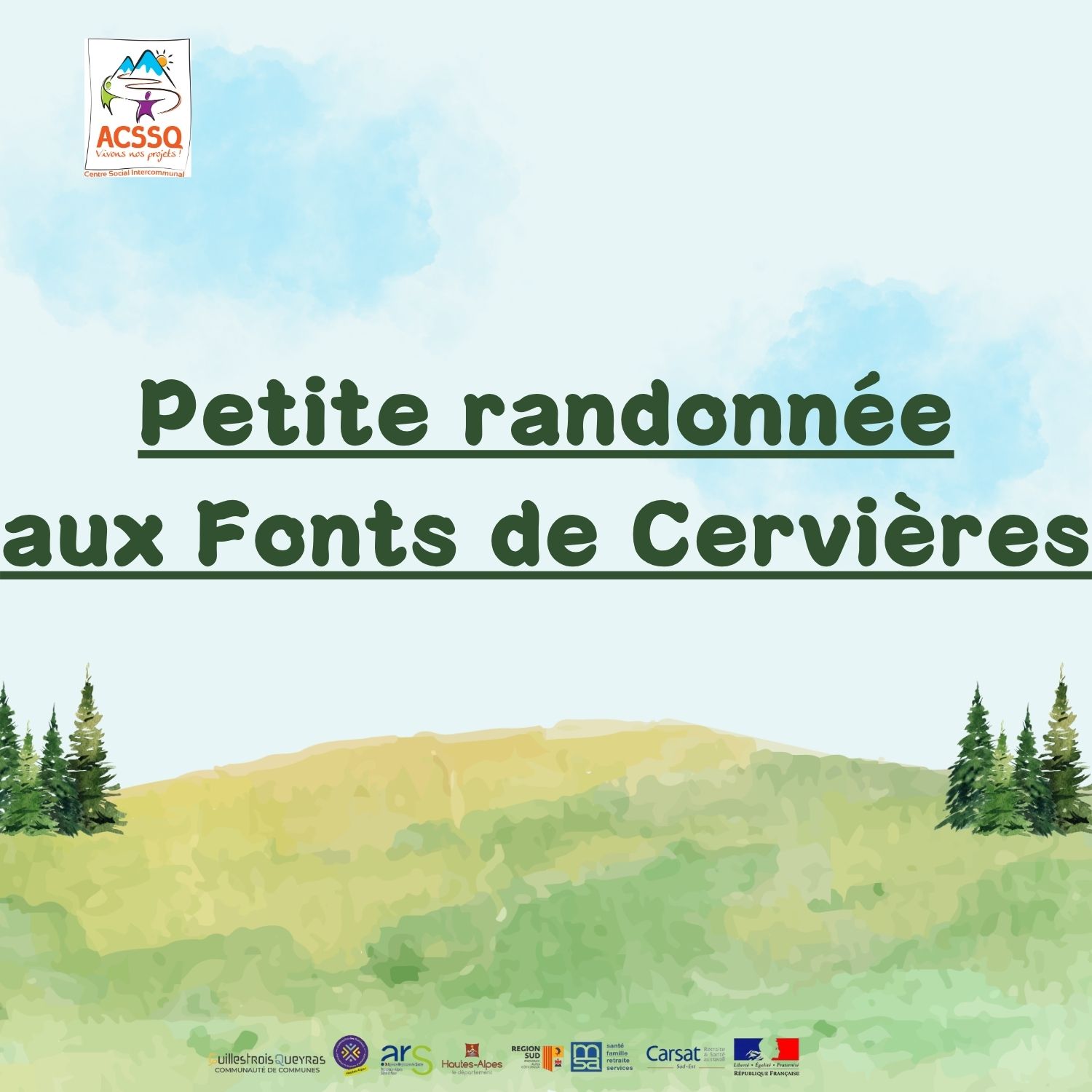 PETITE RANDO AUX FONTS DE CERVIERES