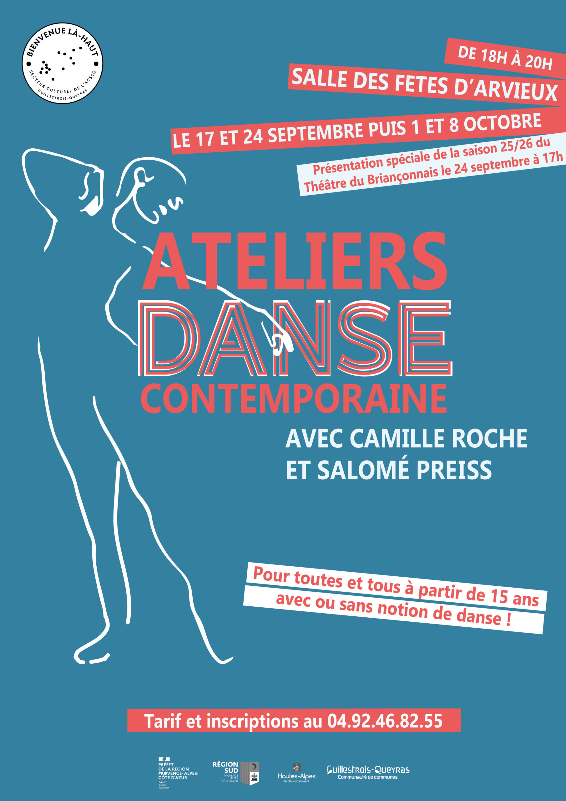 17 septembre au 8 octobre 2025 | Ateliers de danse contemporaine à Arvieux