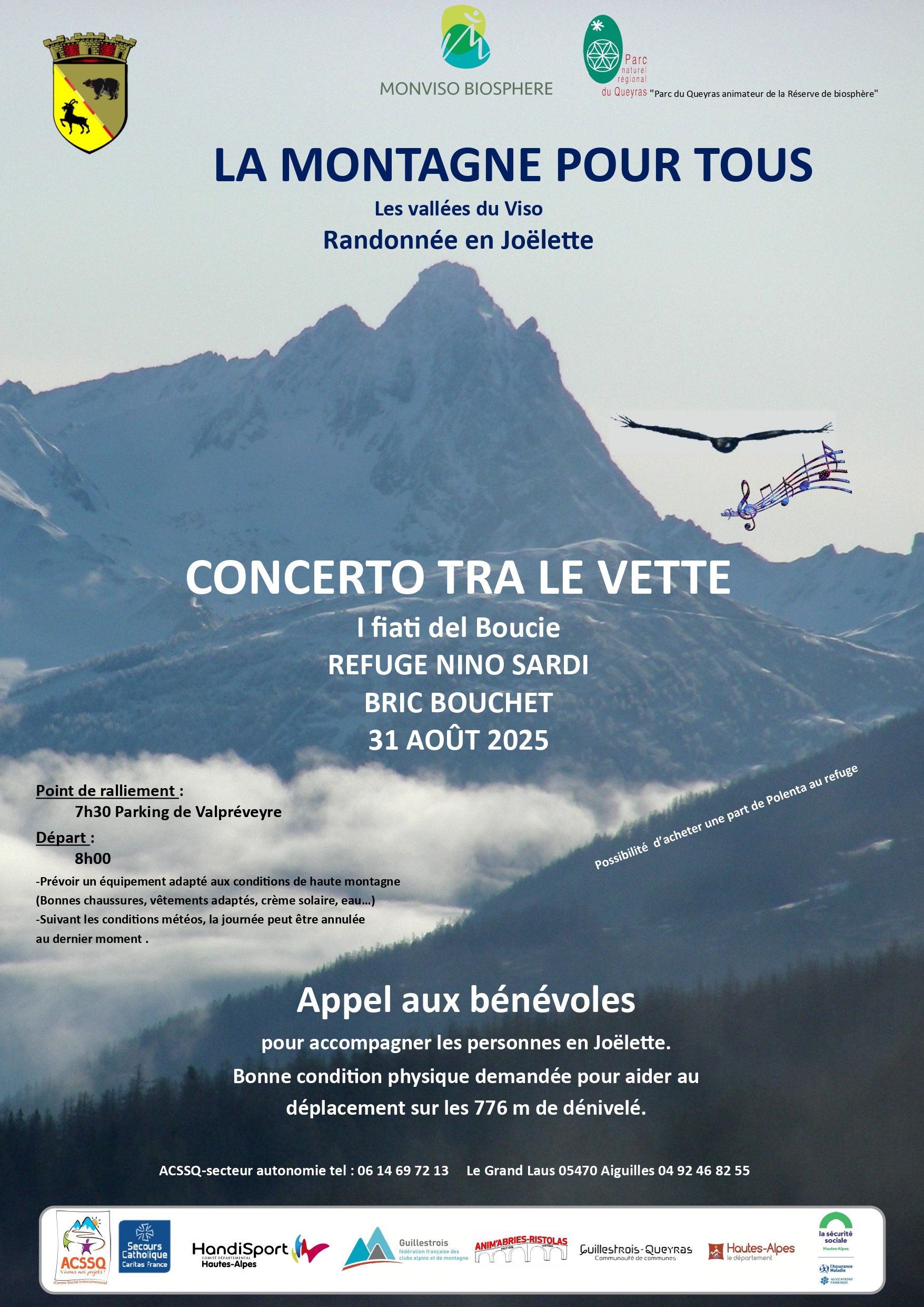 Concerto Tra Le Vette en joëlette session 2025 !