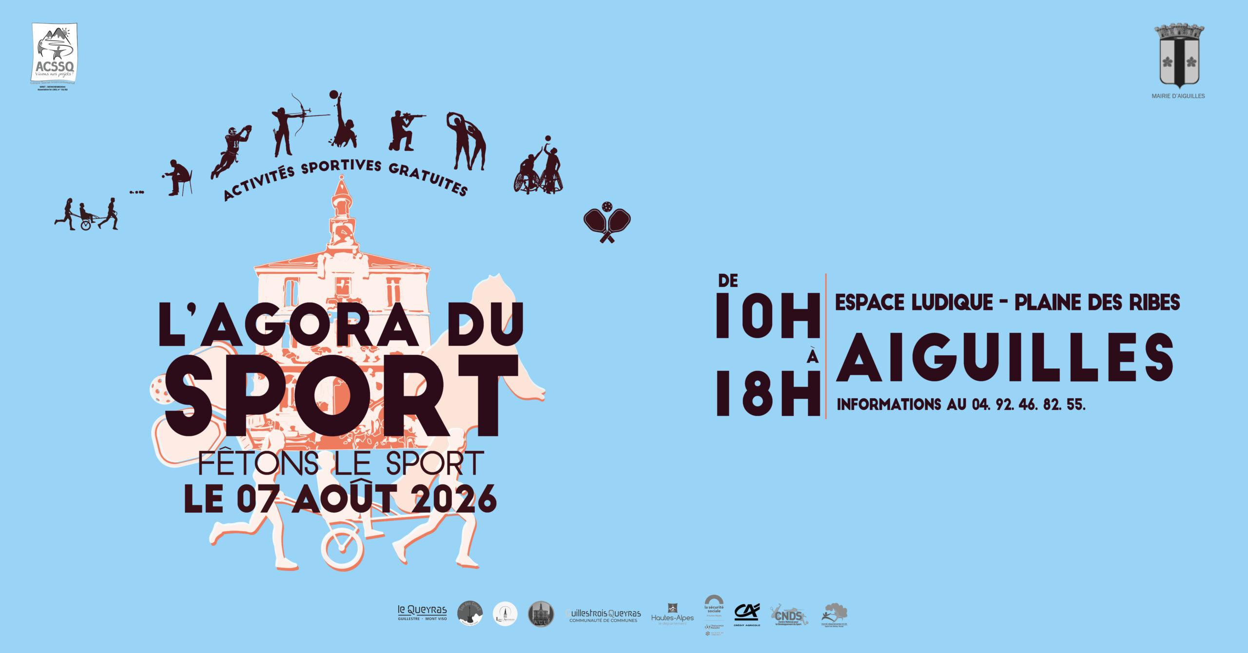 Troisième édition pour l&rsquo;Agora du sport à Aiguilles