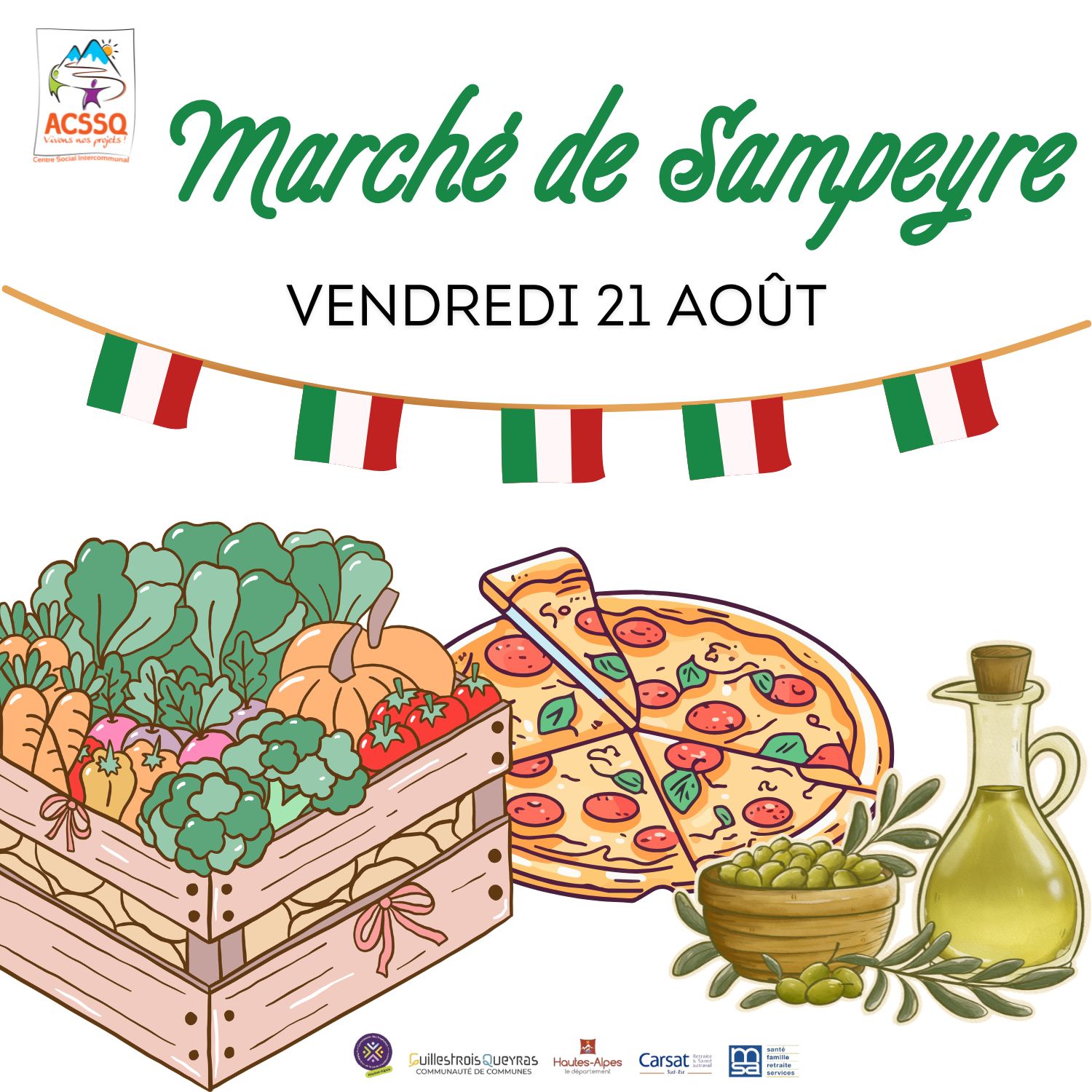 SORTIE – MARCHÉ DE SAMPEYRE